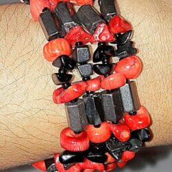 Colar Pulseira de Magnetita